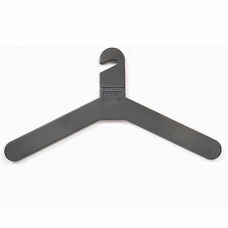 Open Hook Polystyrene Hangers - Durable Plastic Clothes Hangers for Closet Organization | Perfect for Retail Stores, Dry Cleaning & Home Use