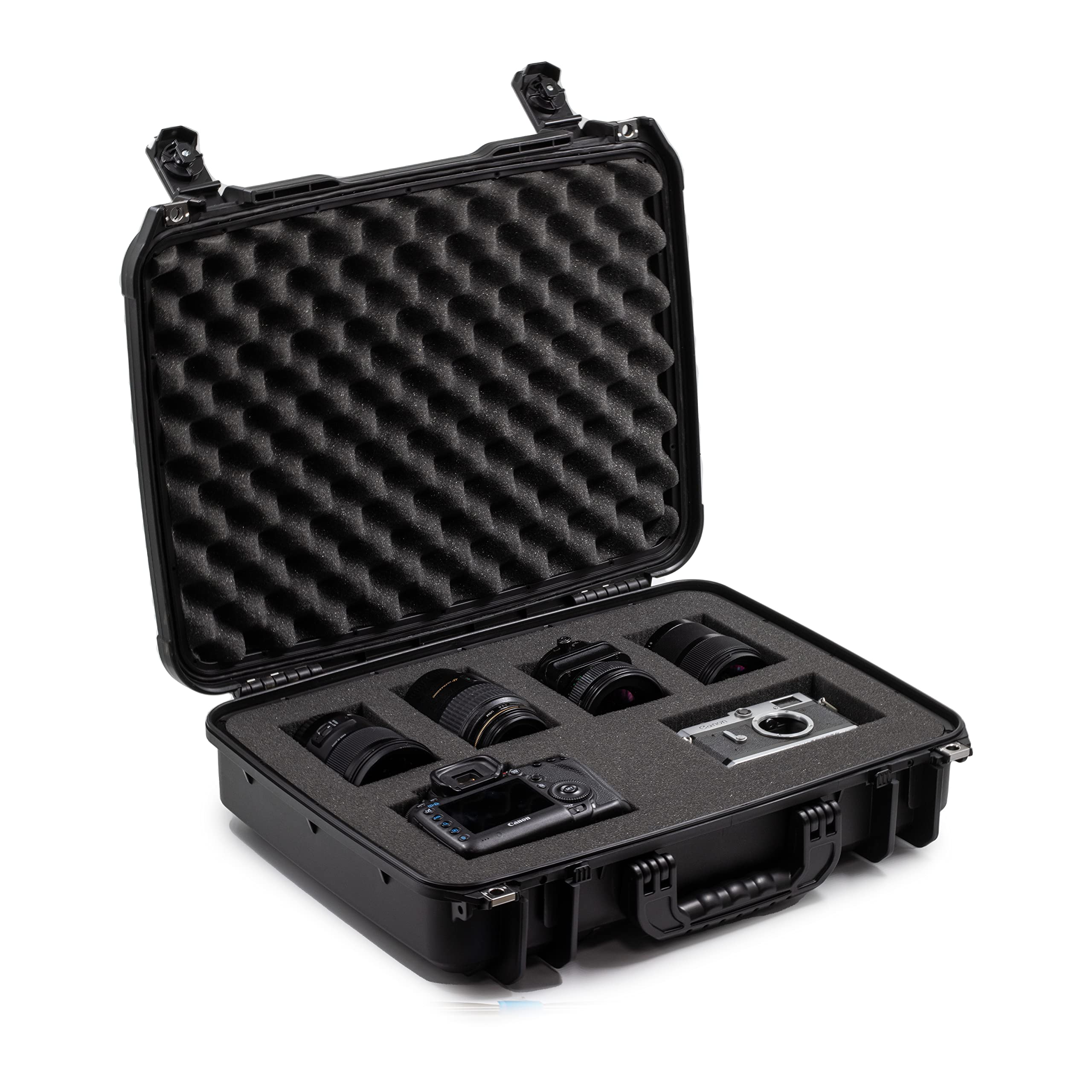 Seahorse 710 Heavy Duty Protective Dry Box Case with Accuform Foam - TSA Approved, Mil-Spec, IP67 Waterproof, USA Made for Cameras, Firearms, Camping Gear, Laptops, Gaming Consoles & VR Headsets | Perfect for Outdoor Adventures, Travel & Equipment Storage