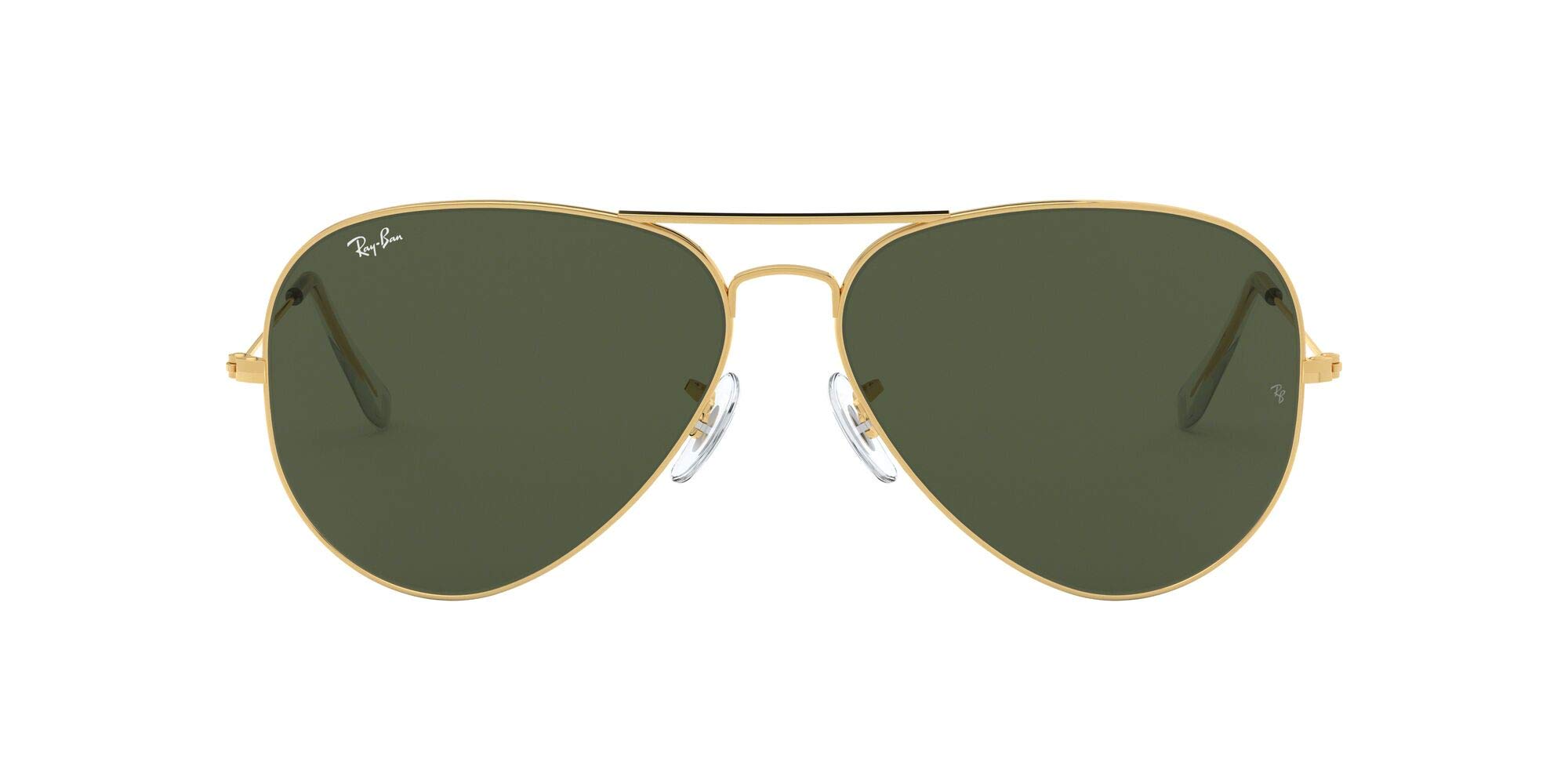 Ray-Ban RB3026 Large Metal II Aviator Sunglasses - Polarized UV Protection for Men & Women - Perfect for Driving, Beach & Outdoor Activities