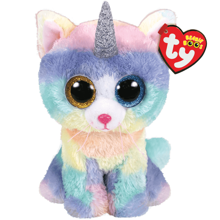 Heather Caticorn Plush Toy - Adorable Unicorn Cat Stuffed Animal for Kids, Girls & Boys | Perfect for Cuddling, Gifts & Room Decor