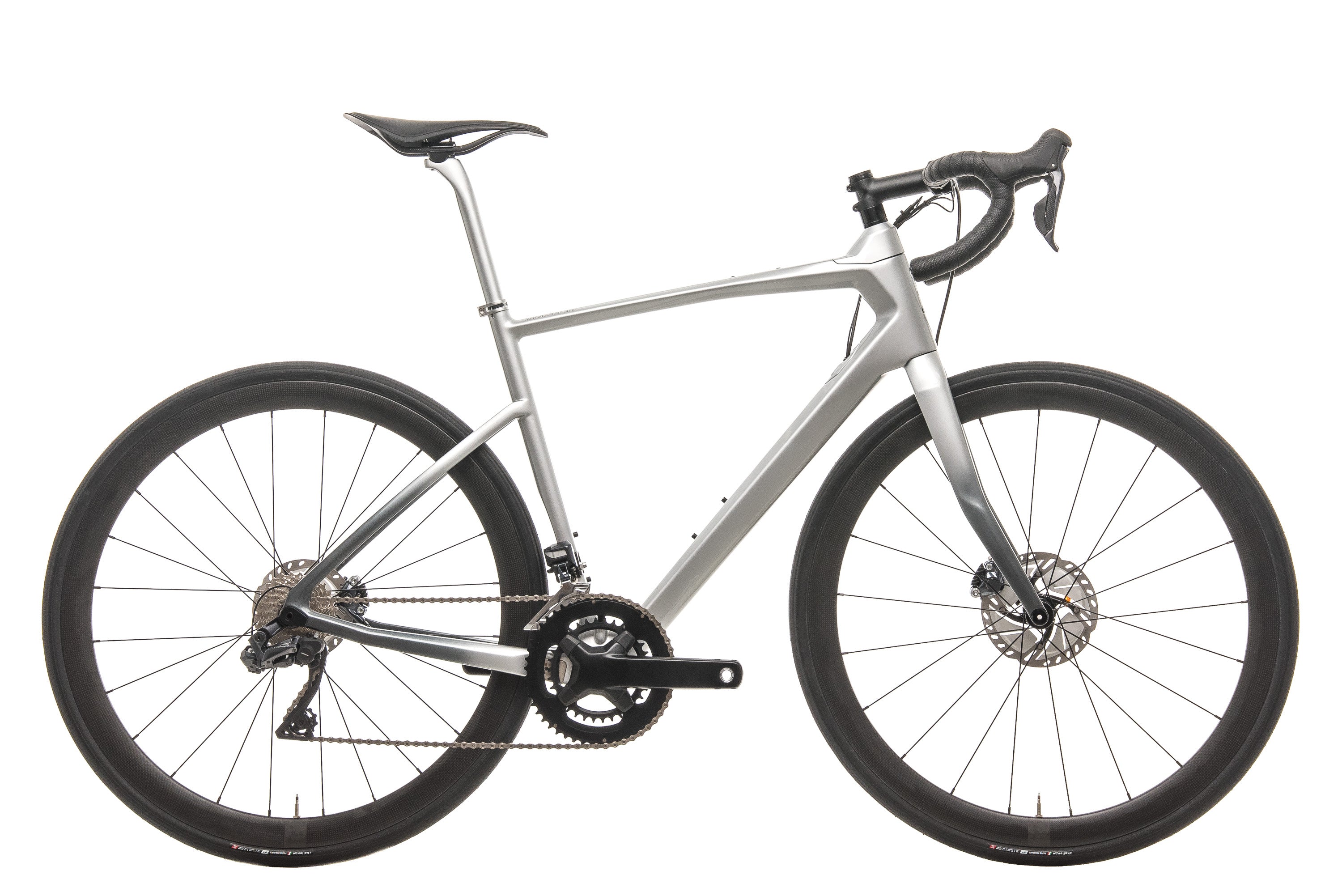 Argon 18 Krypton GF Disc Di2 Road Bike - Mercedes Benz Inspired Silver Finish (2019, Medium) | High-Performance Carbon Frame for Racing & Endurance Cycling