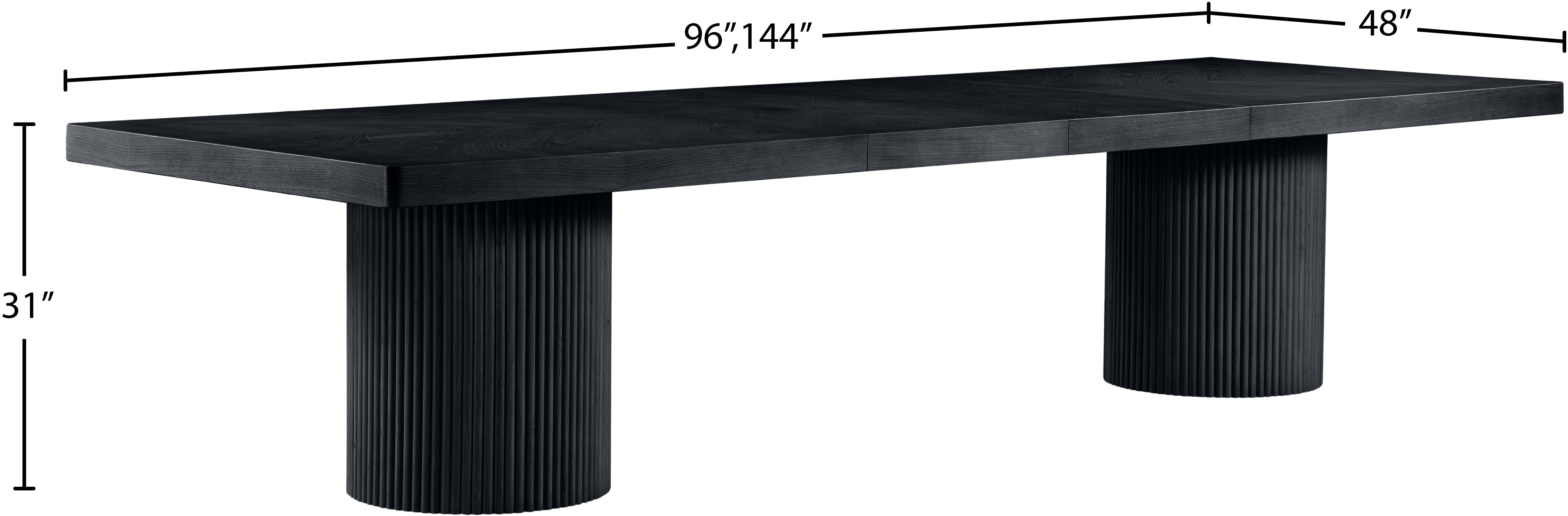 Belinda Dining Table - Modern Wooden Dining Table Set (3-Piece) for Home, Kitchen, and Restaurant Use