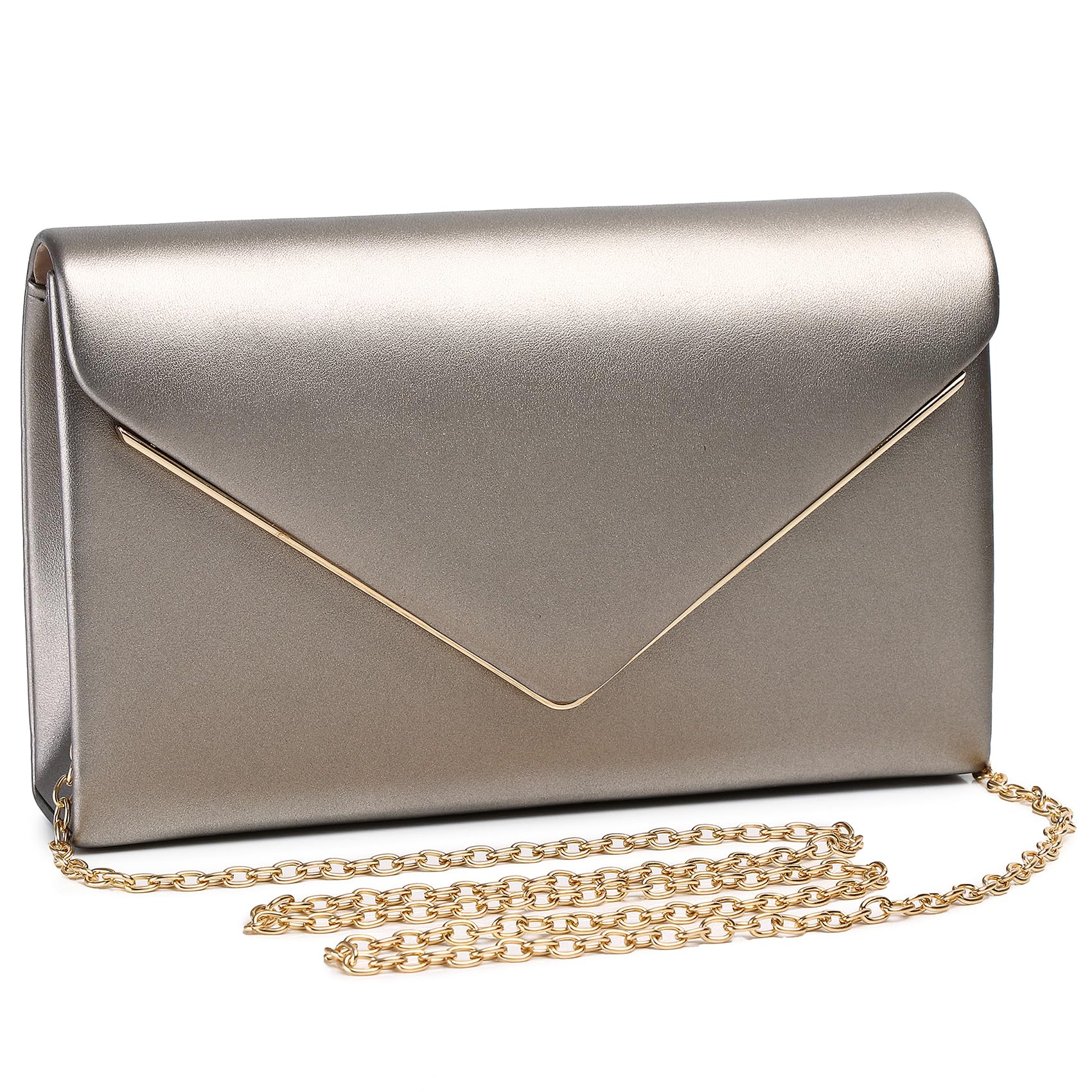 Stylish Vegan Leather Clutch Bag for Women - Elegant Envelope Purse for Evening, Wedding & Formal Events | Perfect Party Accessory & Night Out Handbag
