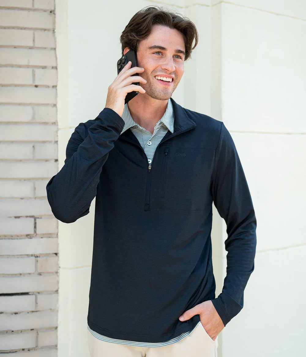 Cart Club Performance Pullover in Eclipse - Lightweight & Breathable Workout Hoodie for Running, Gym & Outdoor Activities