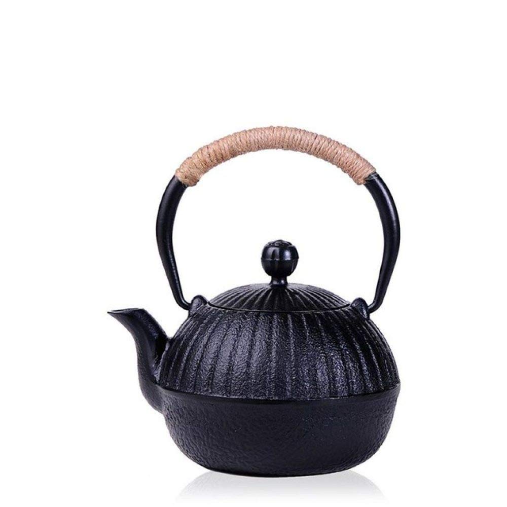 Premium Chinese Style Mini Cast Iron Teapot - Traditional Tetsubin Kettle for Loose Leaf Tea - 550ml/600ml Durable Iron Tea Set - Perfect for Home, Office & Tea Ceremonies