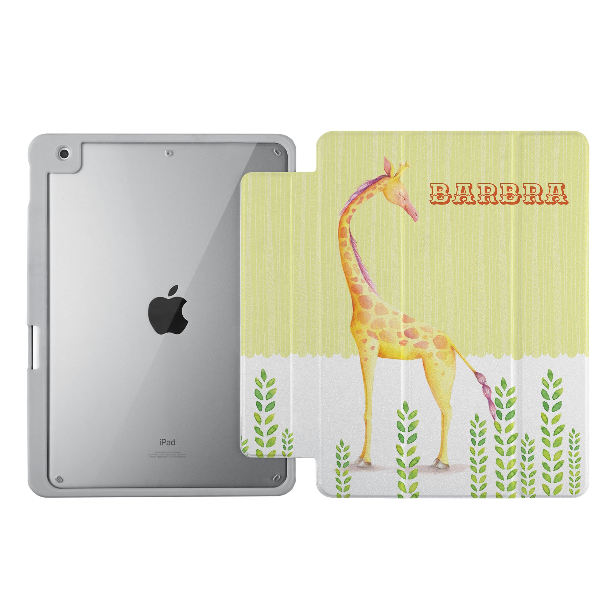 Premium 360° Rotating iPad Case with Cute Animal Design - Shockproof & Lightweight Protective Cover for iPad 6/7/8/9/10 - Perfect for School, Work, Travel & Everyday Use