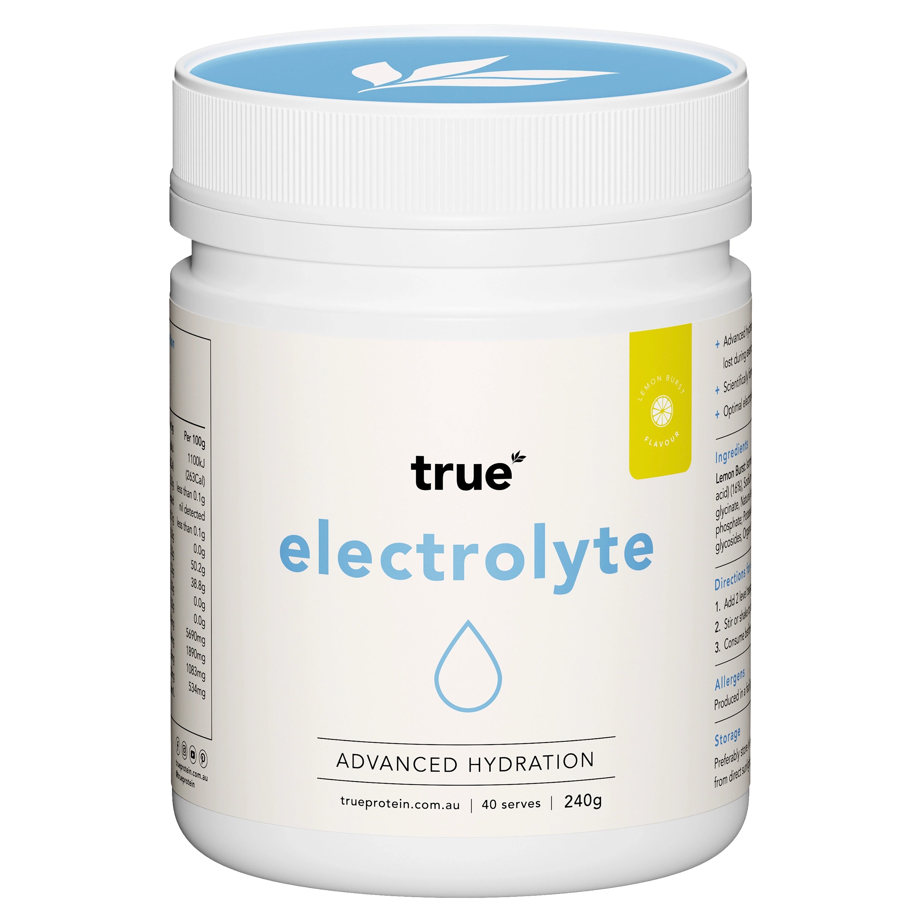 Best Electrolyte Powder for Hydration & Recovery - Fast-Absorbing Electrolyte Supplement with Magnesium, Potassium & Sodium - Ideal for Workouts, Travel & Daily Hydration