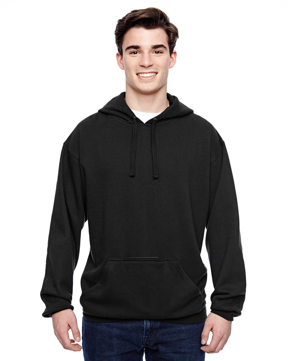 J.America Men's Fleece Hooded Pullover - Warm & Comfortable Tailgate Jacket for Outdoor Activities, Camping, and Casual Wear