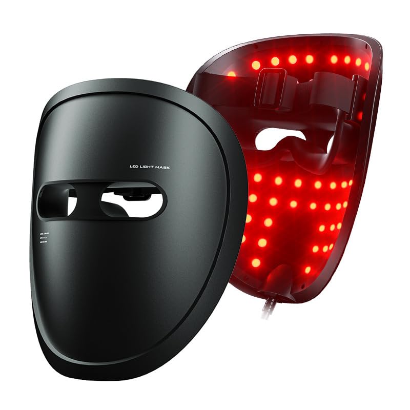 7-Color LED Photon Light Therapy Facial Mask for Anti-Aging & Acne Treatment - At-Home Skincare Device for Glowing Skin (Perfect for Spa Nights & Self-Care Routines)