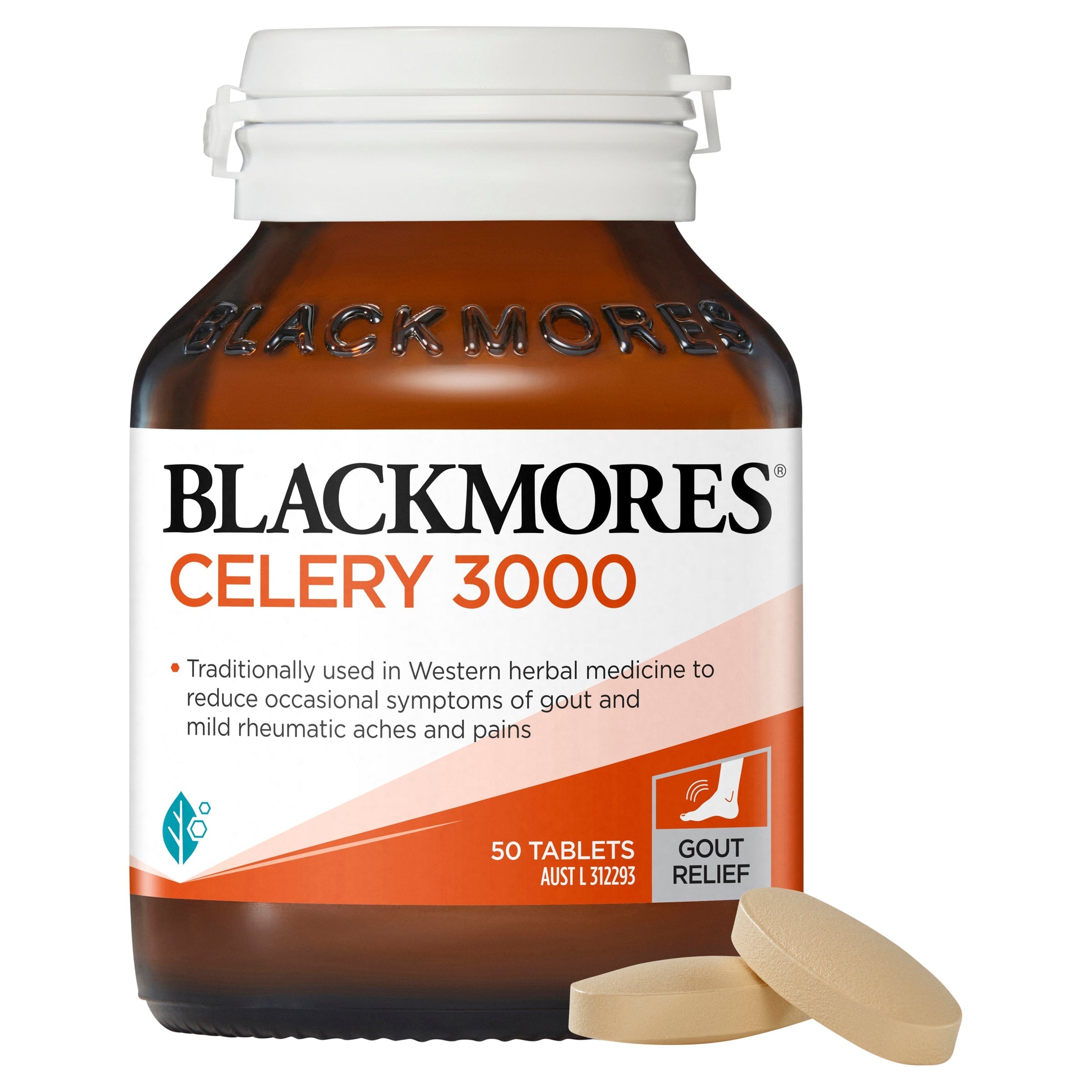 Blackmores Celery 3000mg Supplement for Joint Support & Inflammation Relief - Supports Healthy Blood Pressure & Circulation - Ideal for Active Lifestyles & Wellness Routines