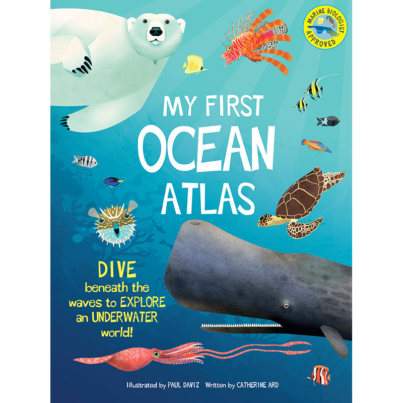My First Oceans Atlas - Educational Kids Ocean Book for Learning Marine Life - Perfect for Homeschooling & Classroom Activities