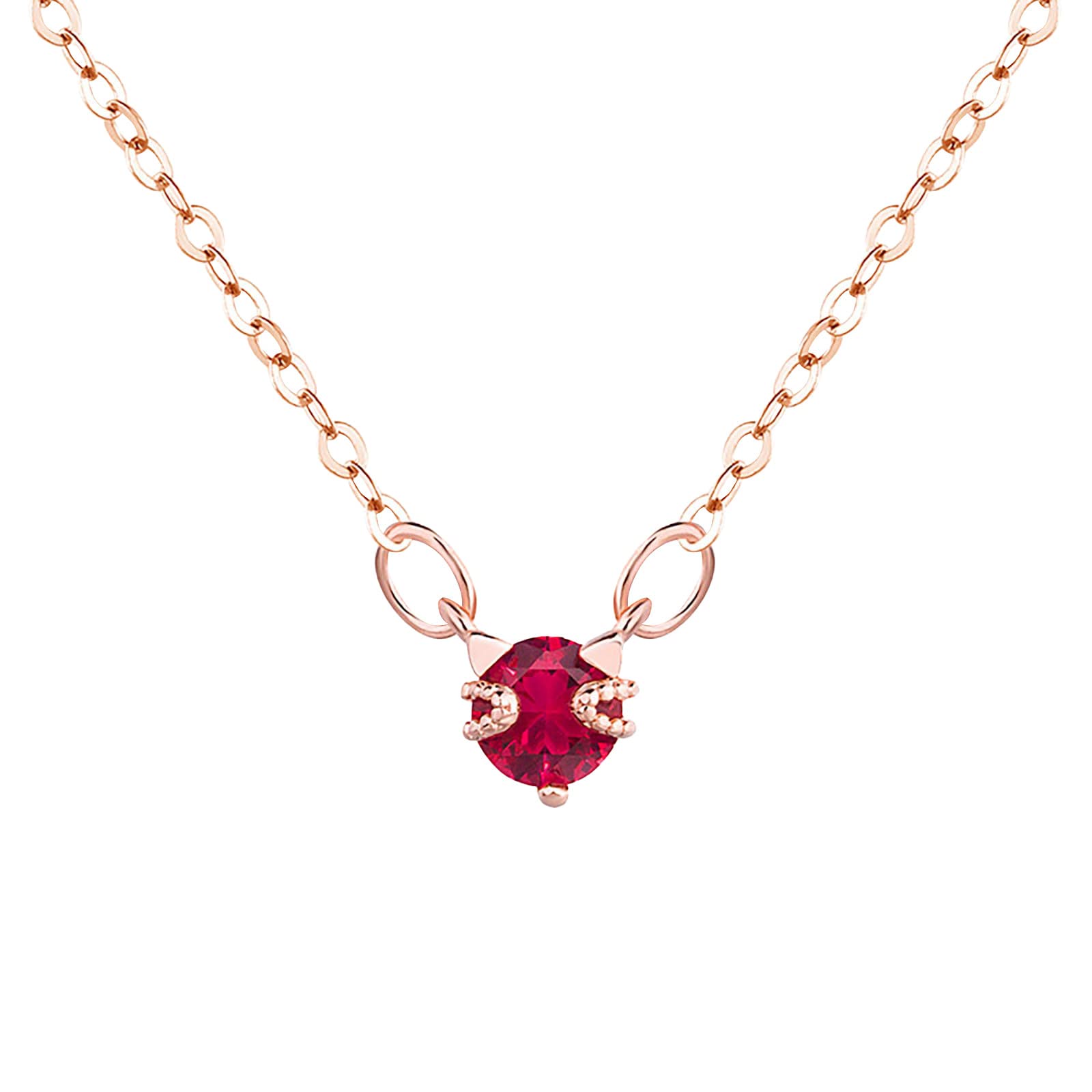 Stylish Cat Pendant Necklace - Faux Chain Clavicle Accessory for Women | Trendy Personality Jewelry Gift for Cat Lovers - Perfect for Casual Wear, Date Nights & Special Occasions