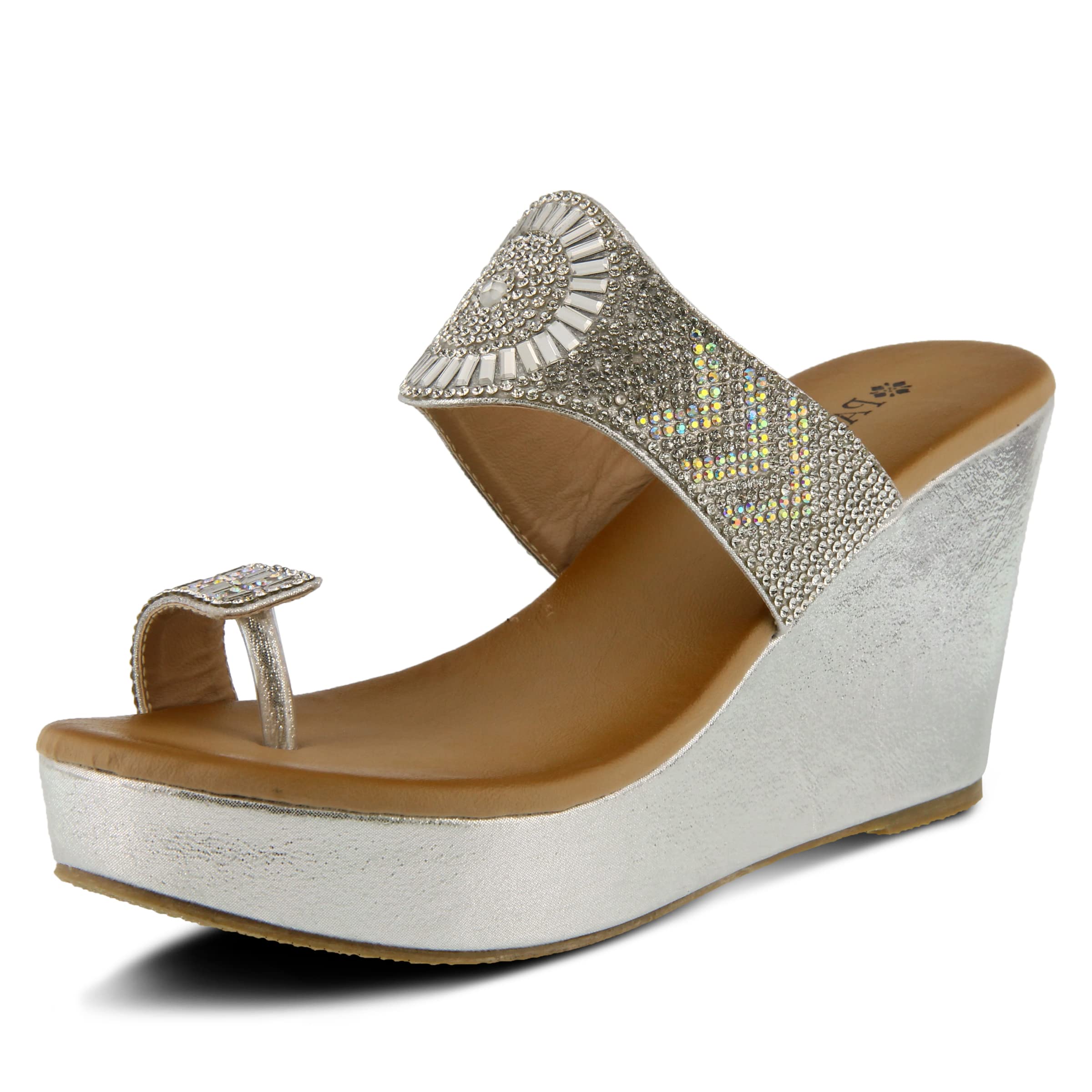 PATRIZIA Women's Heena Comfortable Leather Sandals - Stylish Summer Casual Footwear for Beach, Vacation & Everyday Wear