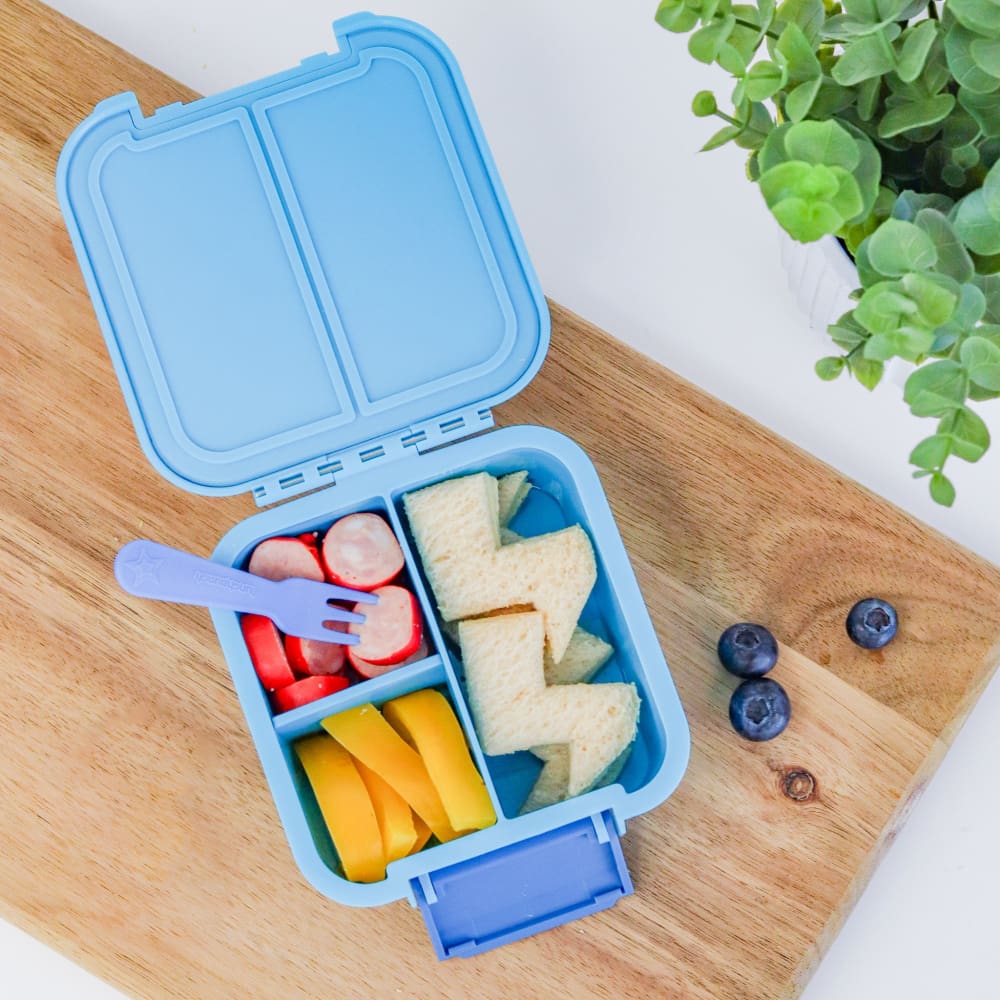 Leakproof Bento Lunch Box for Kids - 2 Compartment Snack Container with Secure Lid - Perfect for School, Picnics & Travel