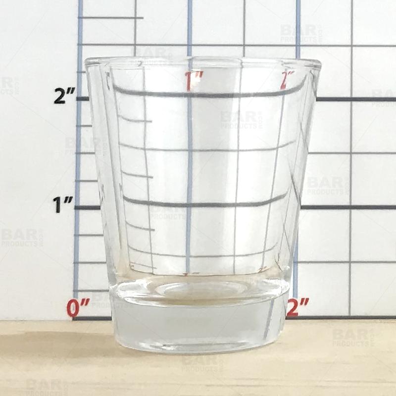 BarConic® 1.75oz Shot Glass - Premium Heavy Base Liquor Glasses for Whiskey, Tequila, Vodka - Perfect for Home Bars, Parties, and Cocktail Making