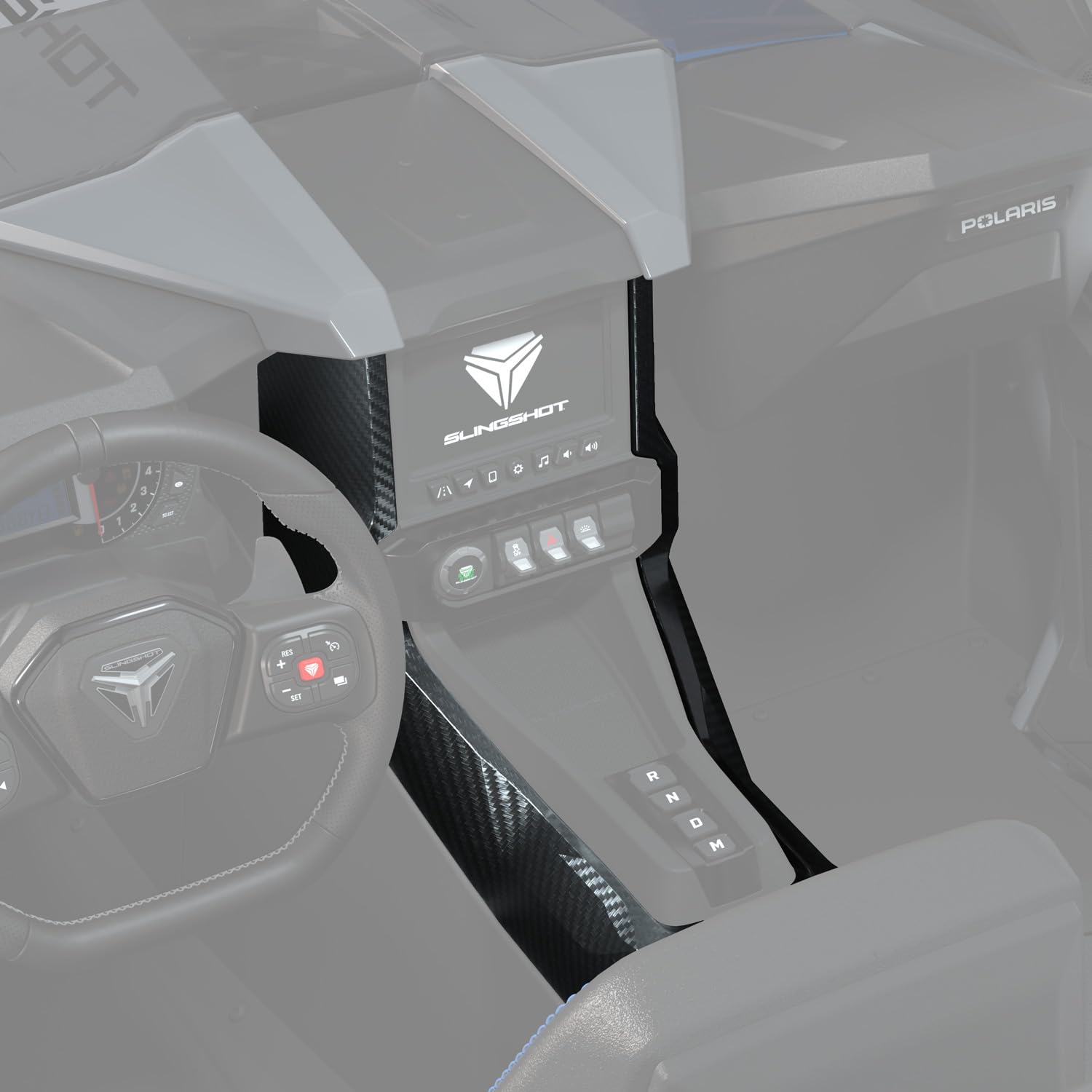 Polaris Slingshot Carbon Fiber Interior Accent Kit - Premium Auto Accessories for Enhanced Style & Performance | Perfect for Car Enthusiasts & Custom Builds