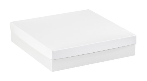 Aviditi 14x14x3 Inch White Gift Box Bottoms - Pack of 50 | Perfect for Holiday Gifts, Birthday Presents & Special Occasions | Great for Retail Packaging, Wedding Favors & Corporate Events
