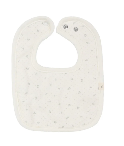 LILETTE Printed Muslin Terry Bib - Soft & Absorbent Baby Bib for Feeding, Drool Control - Perfect for Mealtime, Travel & Everyday Use (One Size Fits All)