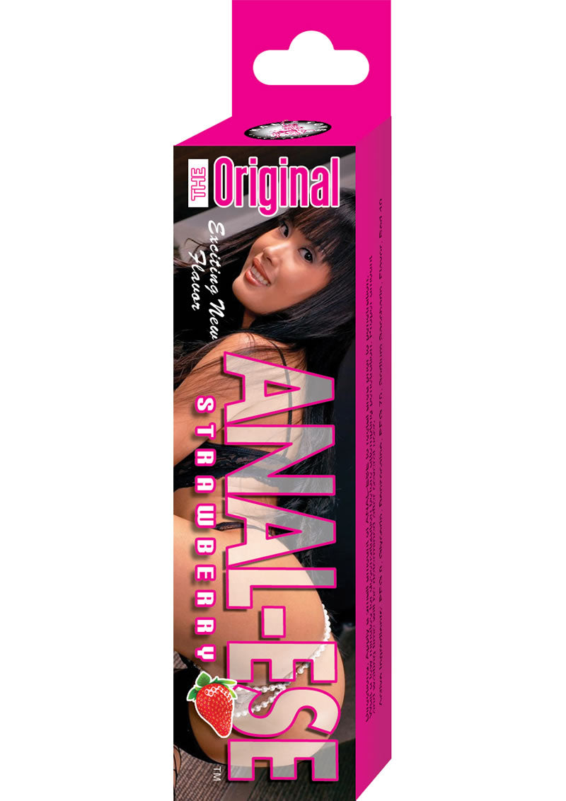 Anal Numbing Cream for Pain Relief - Strawberry Flavored Desensitizing Gel (0.5oz) - Perfect for Anal Play, Waxing & Tattoo Aftercare