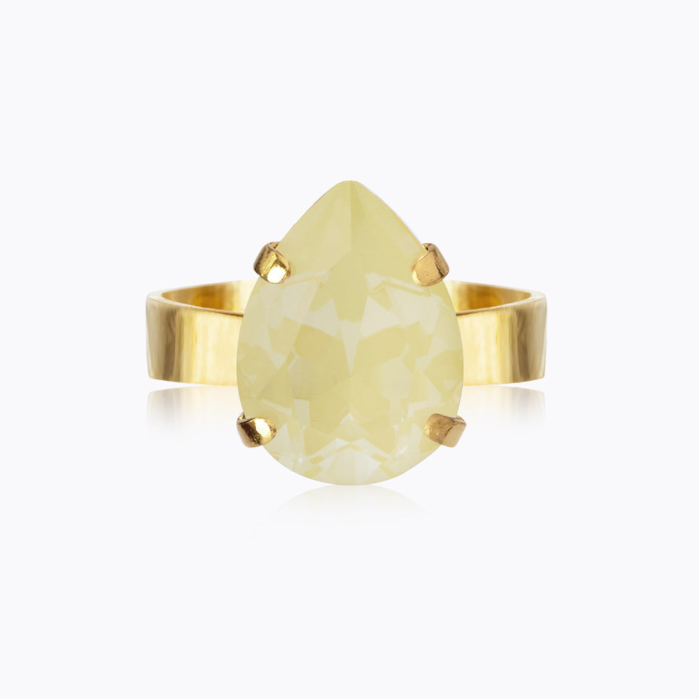 Mini Drop Ring Earrings - Soft Yellow Gold Plated Dainty Hoops for Women | Perfect for Everyday Wear, Parties & Gifting