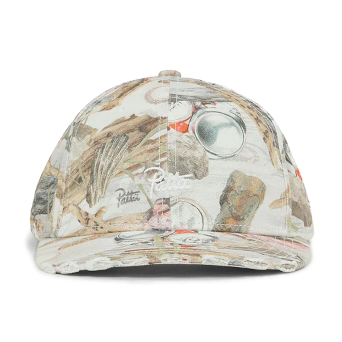 Stylish Beach Peach Print Cap for Women - Adjustable Multi-Color Summer Hat for Outdoor, Travel & Vacation