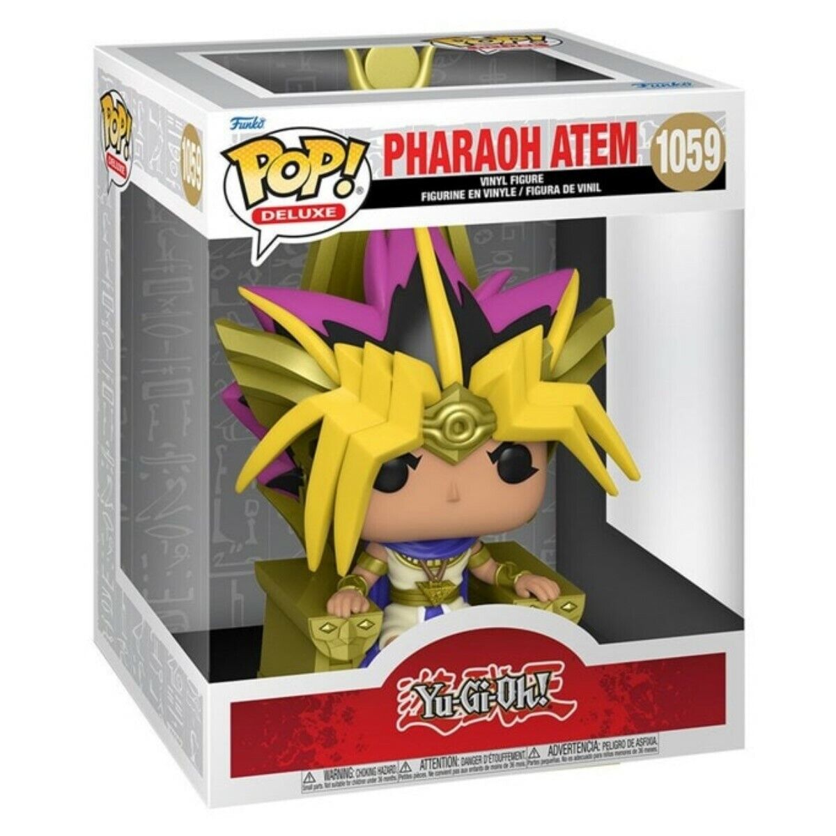 Yu-Gi-Oh! Pharaoh Atem 1059 Anime Collectible Card - Rare Trading Card Game (TCG) for Players & Collectors - Perfect for Duels, Tournaments & Display Collections