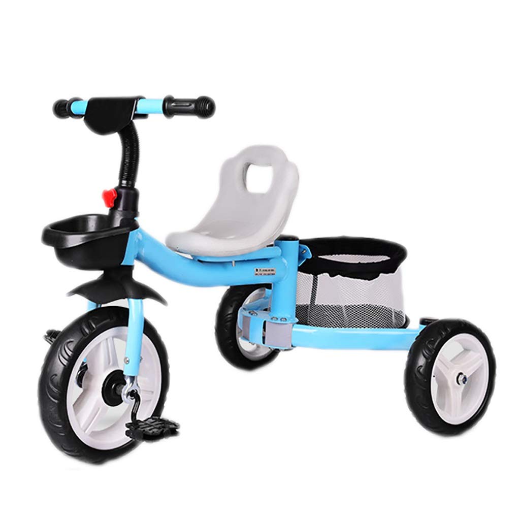 Best Baby Tricycle for Kids 3-8 Years - 3-in-1 Convertible Toddler Trike with Rear Basket | Adjustable 3 Modes (Blue, Pink, Green) | Outdoor Ride-On Toy for Boys & Girls | Perfect 1st Birthday Gift for Toddlers - Great for Park Rides, Backyard Play & Learning Balance