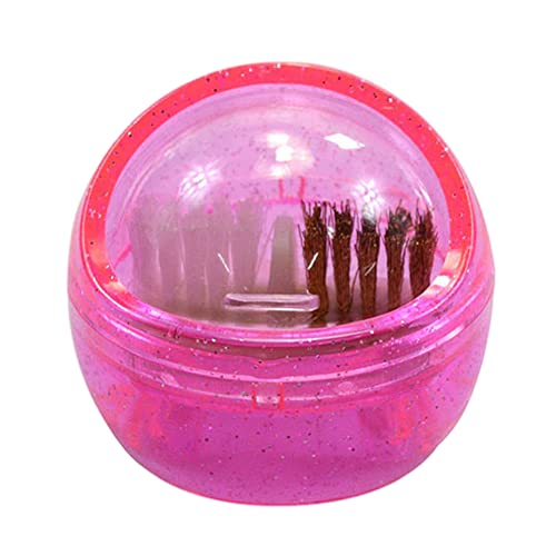 Professional Nail Art Drill Bit Cleaning Brush Box - Portable Mini Nail Drill Bit Cleaner Case for Manicure Tools | Perfect for Nail Salons, Home Use & Travel