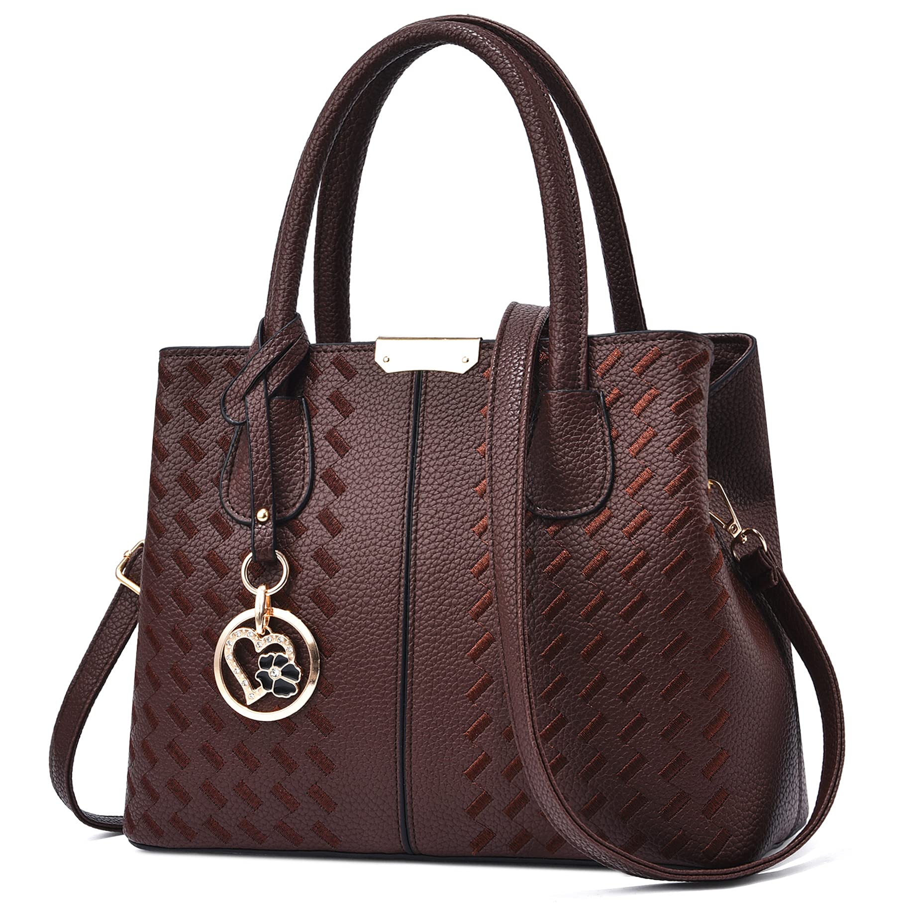 COCIFER Women's Leather Shoulder Tote Bag - Stylish Top Handle Satchel Purse for Work, Travel & Everyday Use