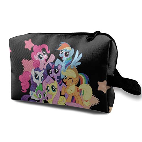 My Little Pony Cosmetic Bag - Travel Makeup Pouch with Wristlet for Women & Girls - Perfect for Toiletries & Travel Essentials