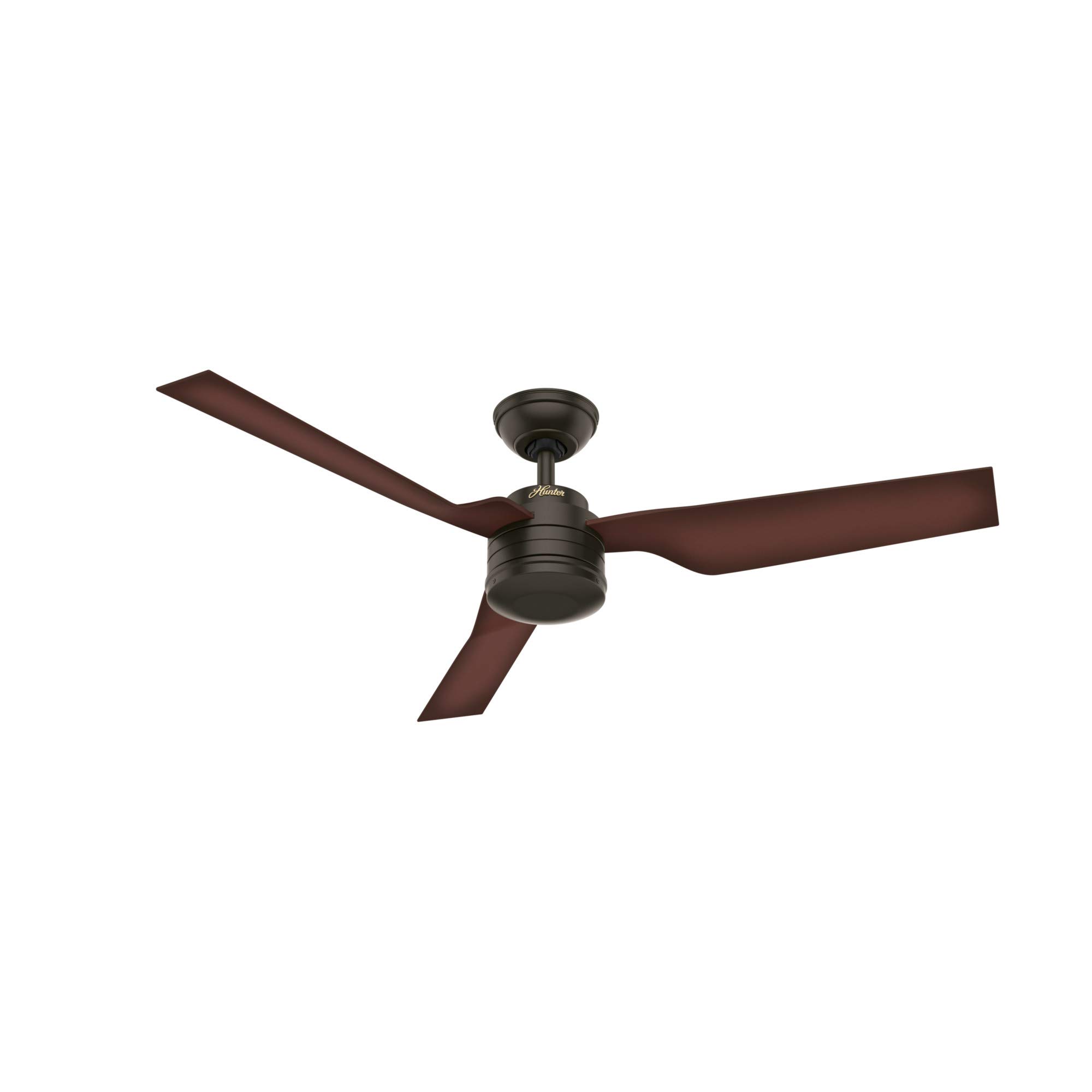 Hunter Fan Company 50258 Cabo Frio 52-Inch Indoor/Outdoor Ceiling Fan with New Bronze Finish - Perfect for Patio, Bedroom & Living Room Cooling