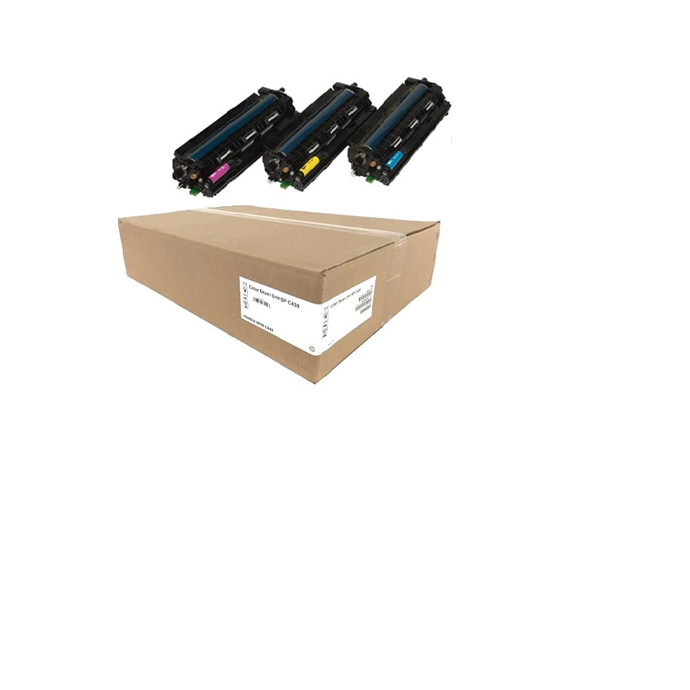 Ricoh 407019 Color Photoconductor Drum Unit Set SP C430 - Compatible with Ricoh Printers | High-Quality Replacement Toner Drum | Perfect for Office & Home Printing