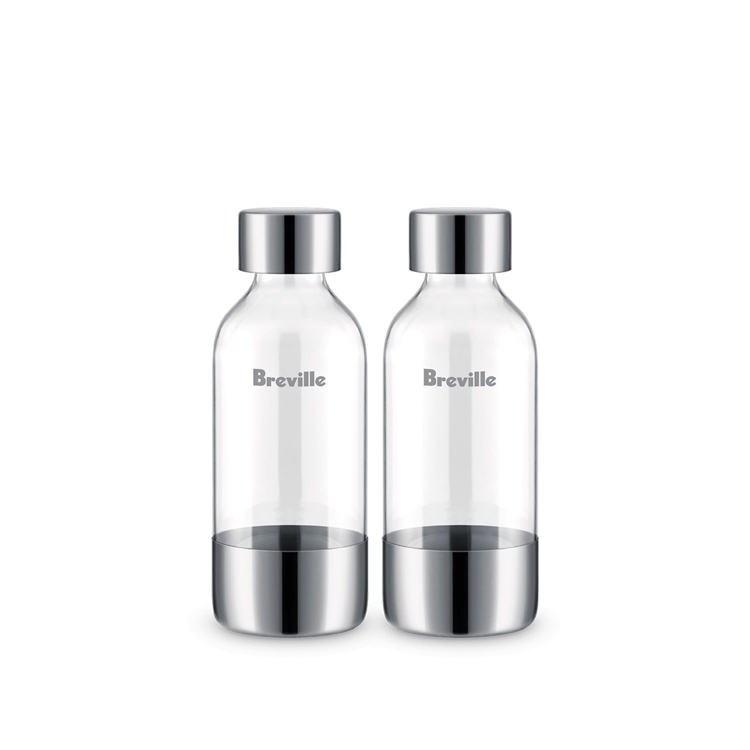 Breville the InFizz™ 0.6L Carbonated Water Bottles (2 Pack) - Perfect for Sparkling Water, Homemade Soda & Cocktails at Home