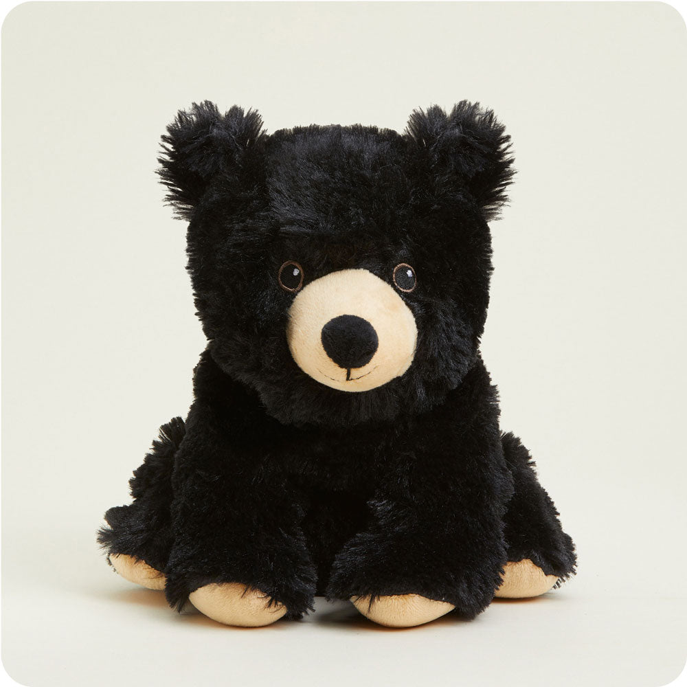 Black Bear Warmies - Cozy Microwaveable Plush Stuffed Animal for Kids & Adults | Perfect for Relaxation, Stress Relief & Cold Weather Comfort