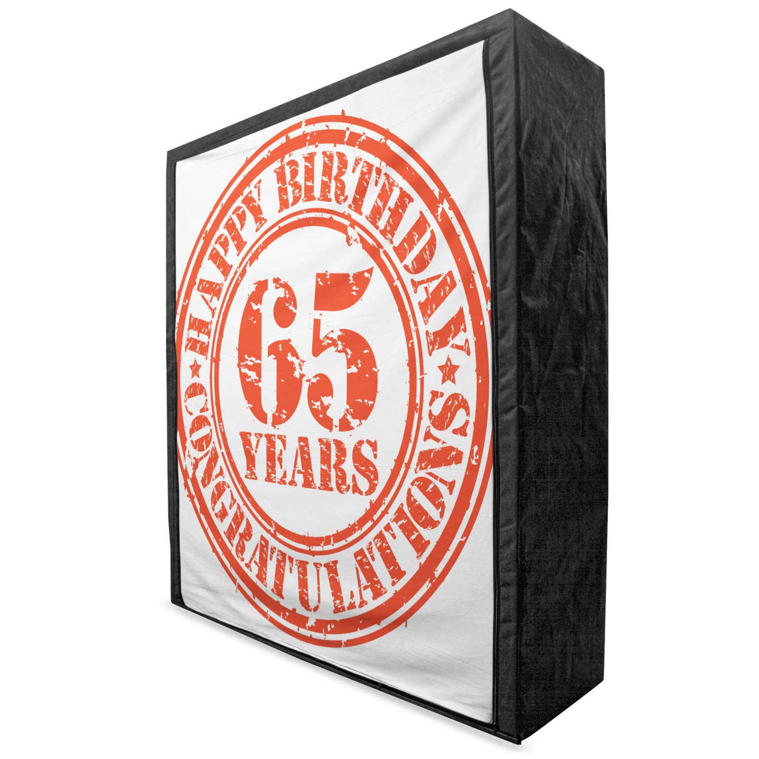 Ambesonne 65th Birthday Portable Fabric Wardrobe - 59