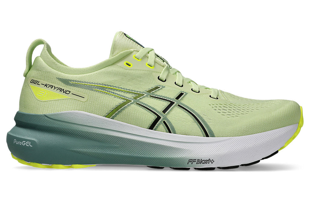ASICS Gel-Kayano 31 Men's Running Shoes (D Width) - Cool Matcha/Celadon - Stability & Cushion for Long-Distance Running & Marathon Training