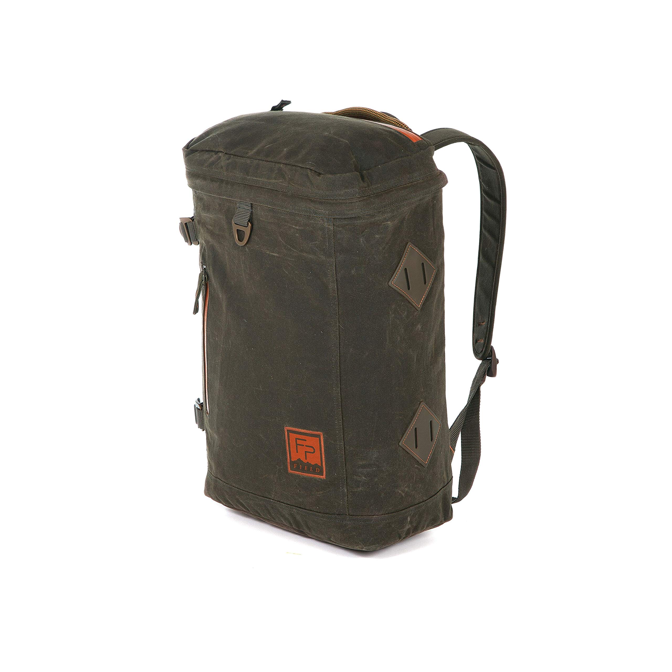 Fishpond River Bank Backpack - Waterproof Fly Fishing Backpack with Adjustable Straps for Anglers - Perfect for Hiking, Camping & Outdoor Adventures (Peat Moss Color)