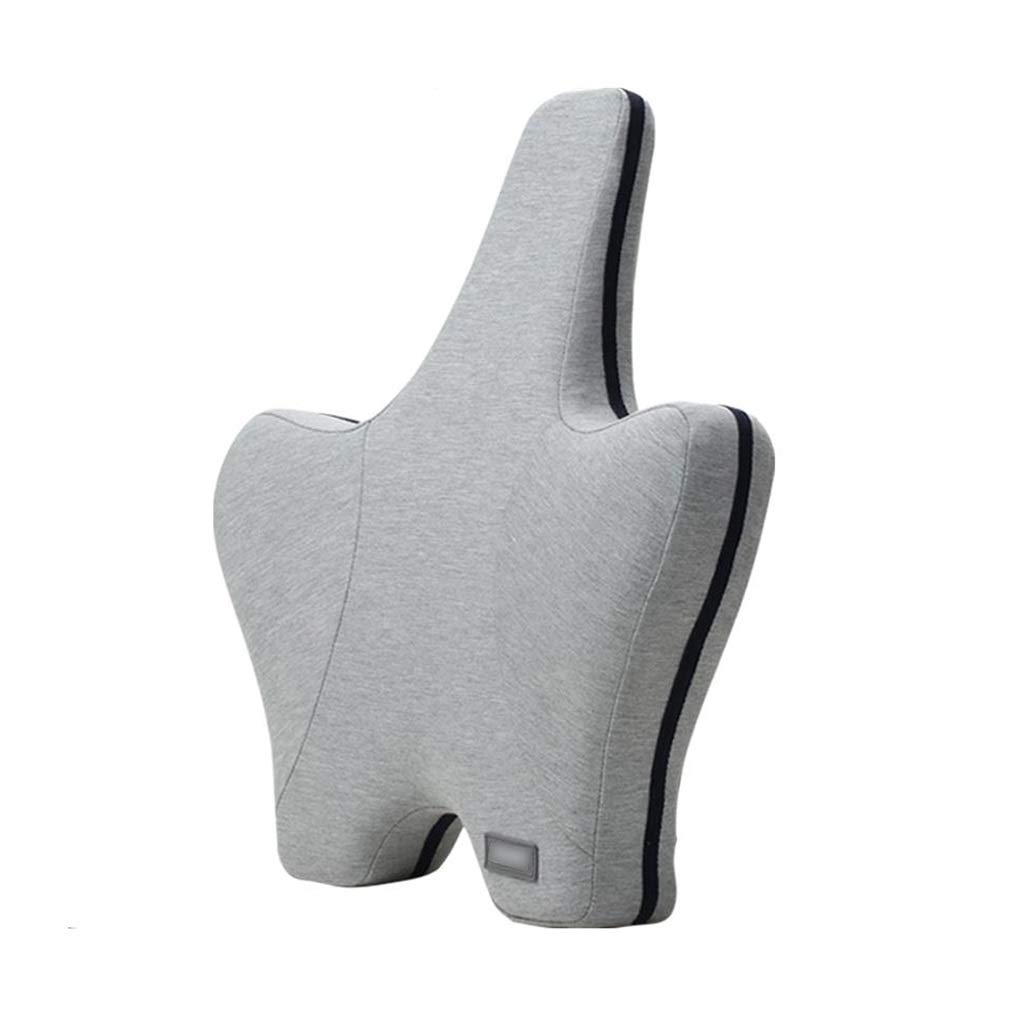 Ergonomic Lumbar Support Pillow for Office Chair & Car Seat - Memory Foam Back Cushion for Lower Back Pain Relief - Perfect for Pregnant Women, Desk Workers & Long Drivers (Home/Office/Travel Use)