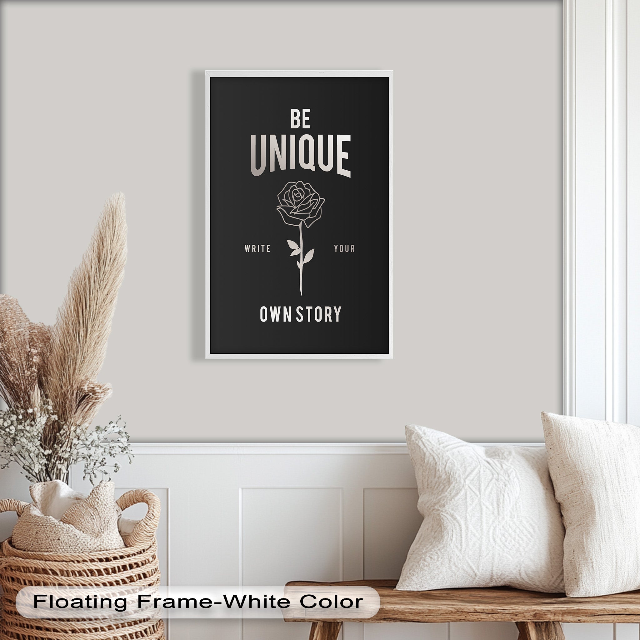 Unique Hand-Painted Inspirational Oil Painting - Perfect for Home Decor, Office Wall Art & Gift Ideas