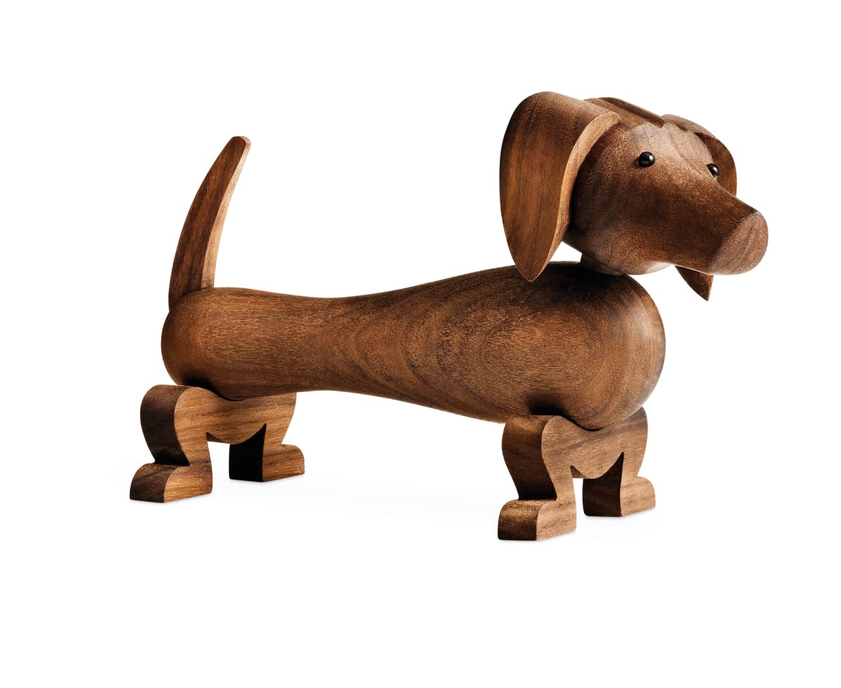 Handcrafted Brown Wooden Figurine - 7.5 x 7.5 Inches - Home Decor, Shelf Display & Gift Idea for Collectors