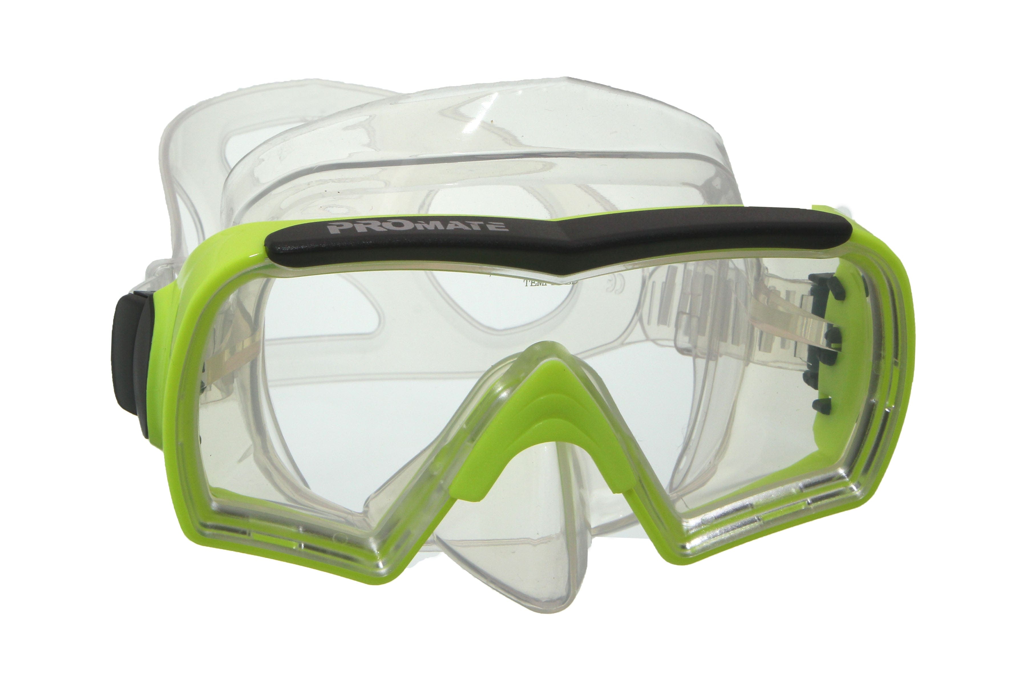 Promate MK150 Scuba Dive Mask - Anti-Fog, Tempered Glass, Comfortable Fit for Snorkeling & Scuba Diving - Perfect for Underwater Exploration & Marine Life Observation