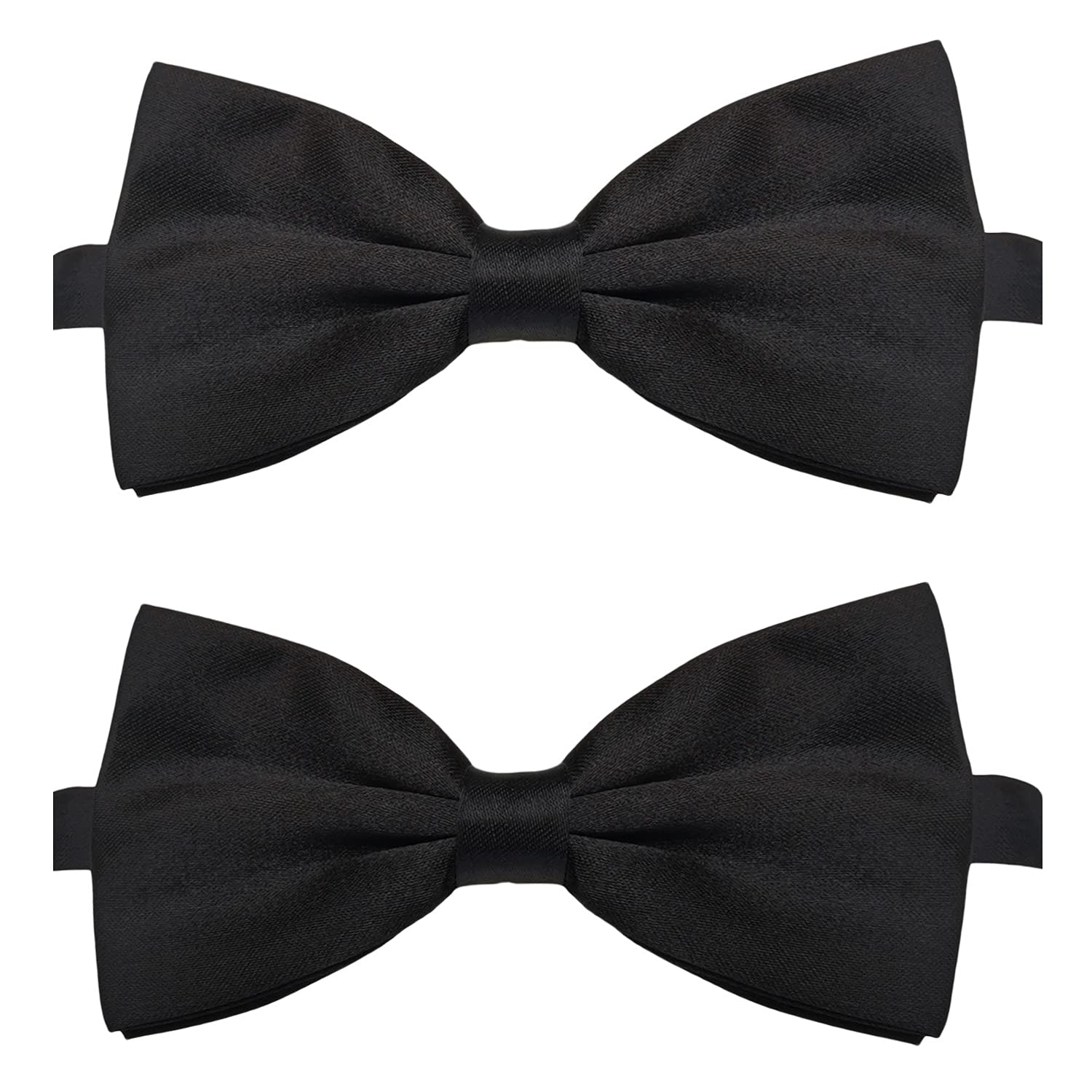 KOOLMOX Adjustable Dog Bow Ties - Handmade Formal Pet Bowties for Medium & Large Dogs (11''-17.5'' Neck) | Perfect for Weddings, Birthdays, Graduations & Holidays | 2-Pack Pet Fashion Accessories for Special Occasions & Photo Shoots