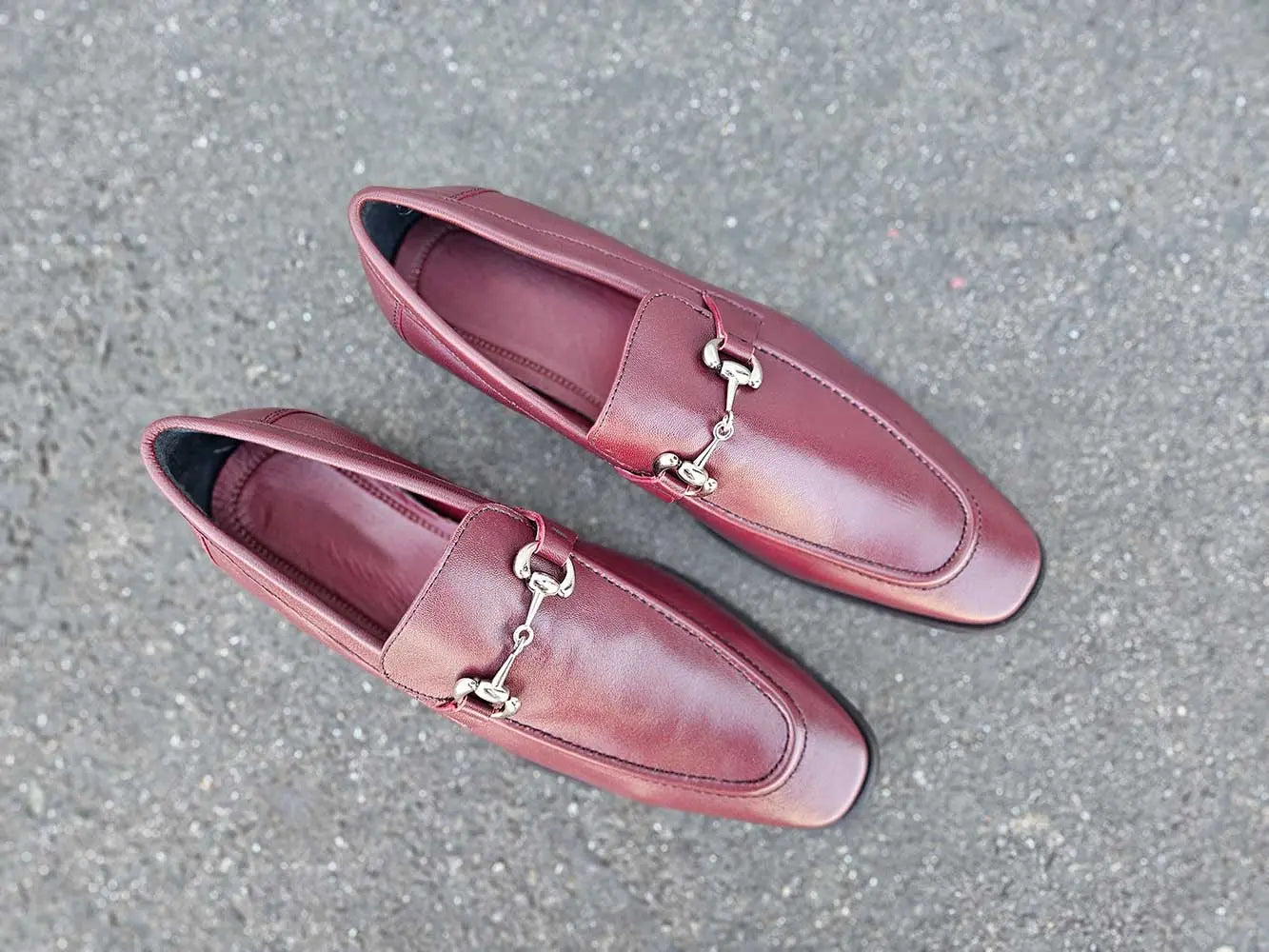 Premium Leather Sole Horsebit Loafers for Men - Classic Comfort & Style - Perfect for Business, Casual & Formal Occasions