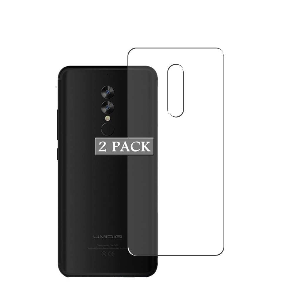 2-Pack Back Protector Film for UMIDIGI S2 Lite - TPU Guard Cover Skin Sticker (Not Front Screen Protector) | Scratch-Resistant Protection for Daily Use & Travel