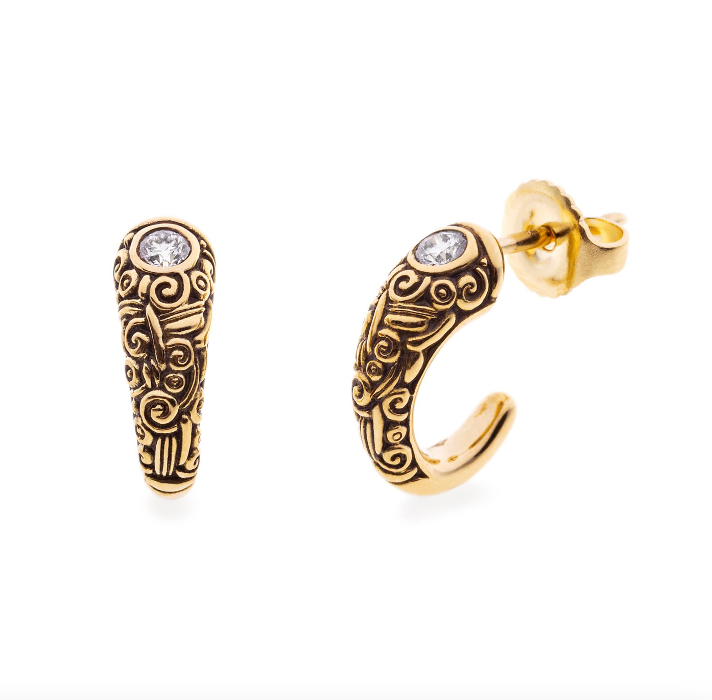 Alex Sepkus Micro Hoop Earrings - 14K Gold Plated Minimalist Hoops for Women | Perfect for Everyday Wear, Office & Special Occasions