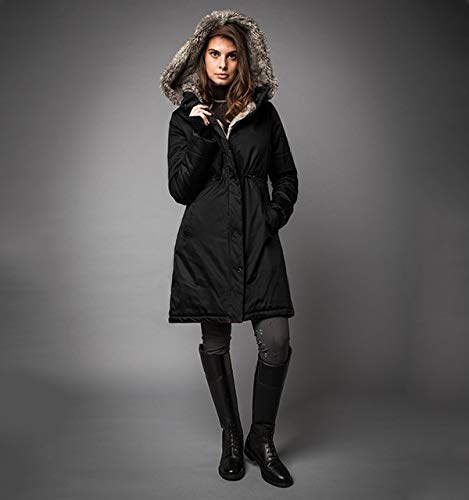Horseware Lugano Long Coat - Waterproof & Breathable Horse Blanket for Winter Riding & Stable Use - Ideal for Cold Weather Protection & Comfort