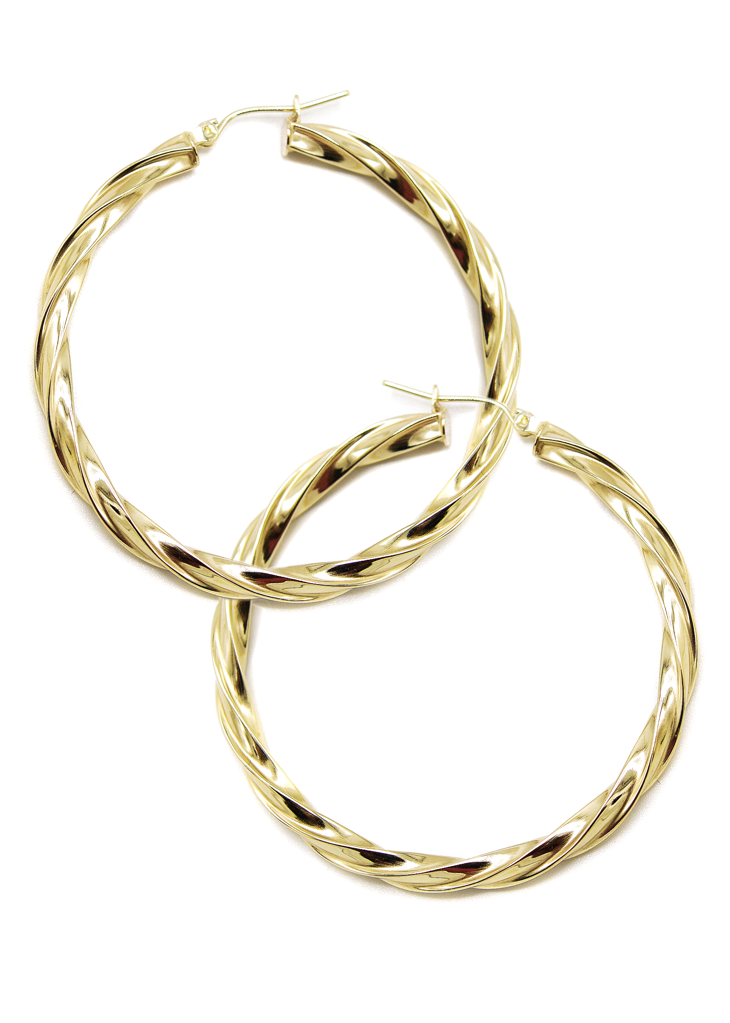 10K Gold Hoop Earrings for Women - Customizable Sizes (14K, 18K, 20K) | Classic Dainty Everyday Jewelry Gift for Her | Perfect for Work, Date Night & Special Occasions