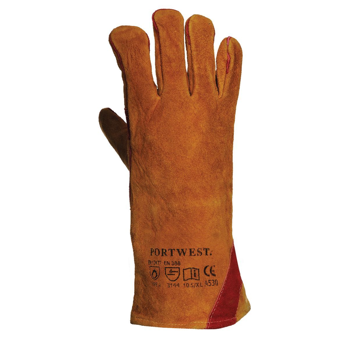Style A530 Welding Gloves - Heat & Flame Resistant Gauntlets for Metalworking, Forging & DIY Projects | Durable Safety Gloves for Welders & Metal Workers