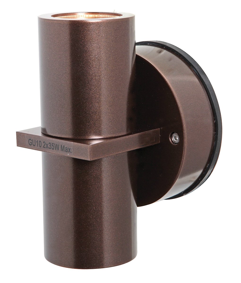 KO 2-Light Marine Grade Wet Location LED Spotlight - Bronze Finish - Clear Glass Shade - Perfect for Outdoor Patio, Deck, Pool Area & Waterfront Lighting