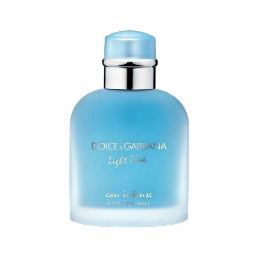 Light Blue Eau Intense Pour Homme Eau de Parfum 100ml - Fresh Citrus Aromatic Cologne for Men - Perfect for Daytime Wear, Office & Summer Occasions